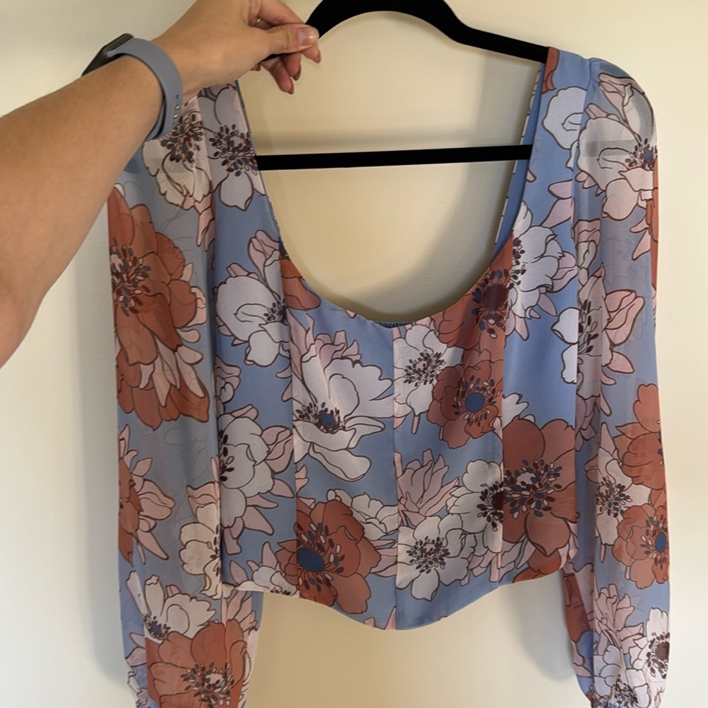 Wilfred Floral Corset Top